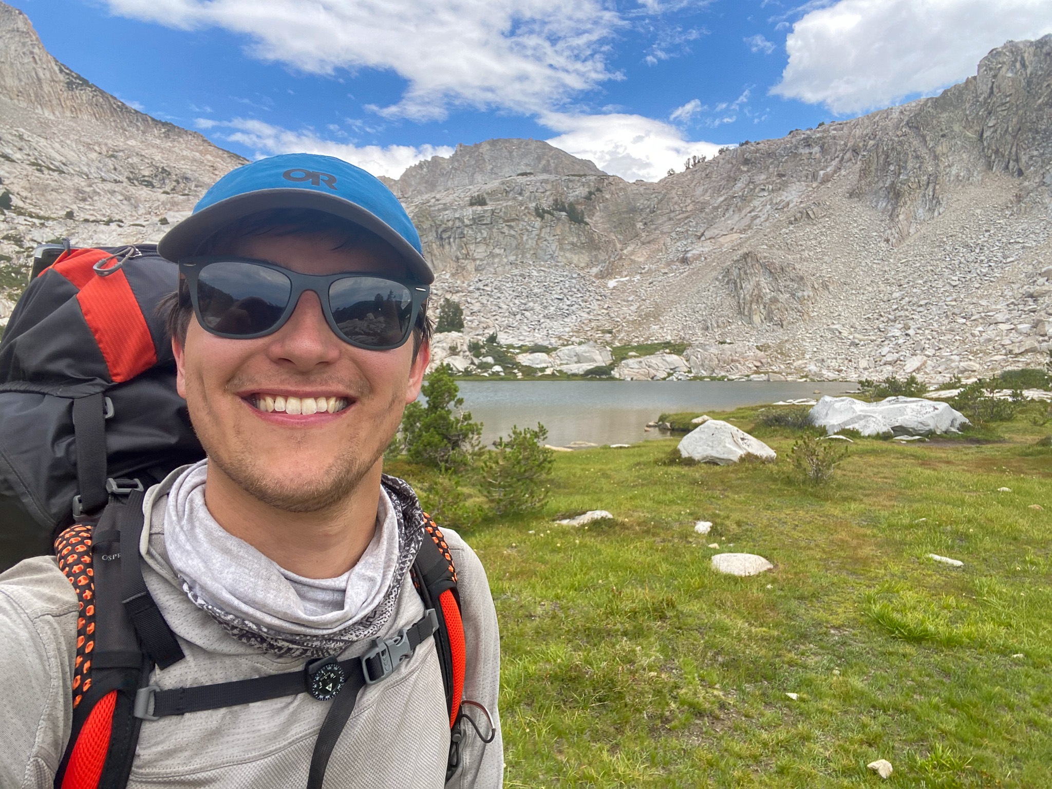 **Day 7**: My first day backpacking solo, feeling great as I embarked on a late afternoon ascent of Selden Pass.